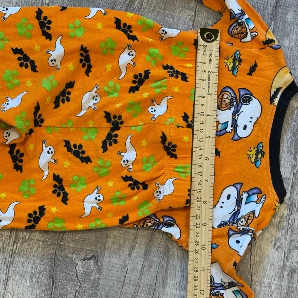 Peanuts Snoppy Pajamas 3T Top, 4T Bottoms Halloween Fall‎ Sleepwear